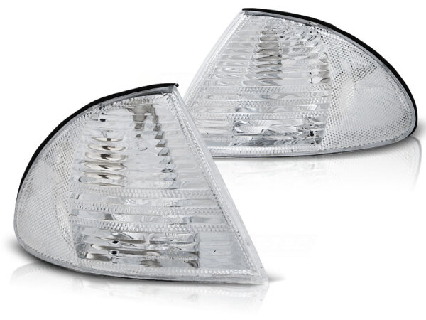 Frontblinker Set BMW E46 Limousine / Touring BJ 05.98-08.01 Klarglas / Chrome