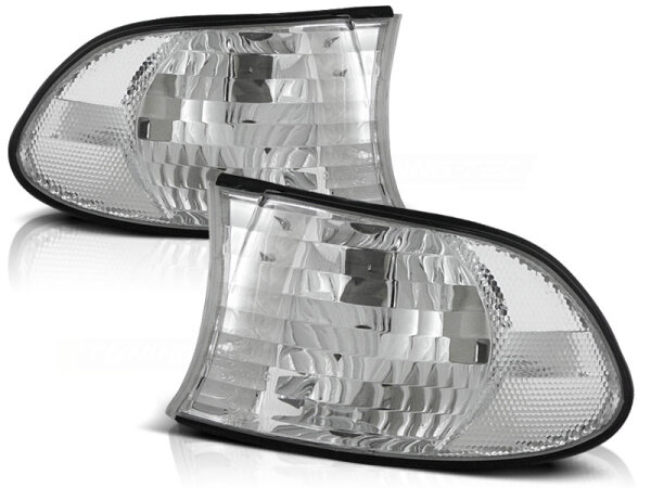 Frontblinker Set BMW E38 BJ 09.98-07.01 Klarglas / Chrome