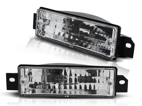 Frontblinker Set BMW E30 BJ 87-06.94  Chrome