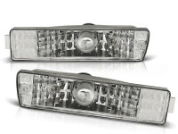 Frontblinker Set Volkswagen Golf II BJ 08.83-08.91 / Jetta 01.84-08.91 Klarglas / Chrome