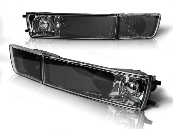 Frontblinker Set VW Golf III BJ 09.91-08.97 / Vento BJ 01.92-08.98 Klarglas / Schwarz