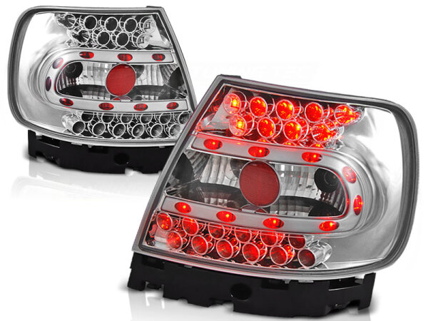 LED Rückleuchten Set Audi A4 B5 Limousine BJ 11.94-09.00 Klarglas / Chrome