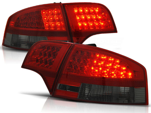 LED Rückleuchten Set Audi A4 B7 Limousine BJ 11.04-11.07 Klarglas / Rot / Rauch