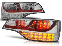 LED Rückleuchten Set Audi Q7 BJ 06-09 Klarglas / Chrome