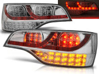 LED Rückleuchten Set Audi Q7 BJ 06-09 Klarglas / Chrome