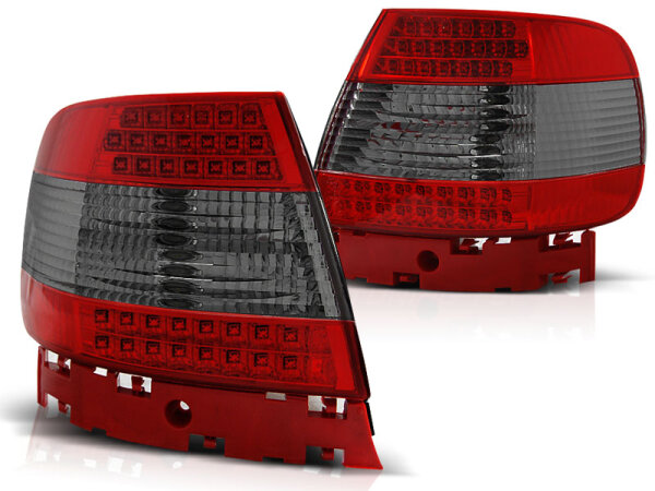 LED Rückleuchten Set Audi A4 BJ 11.94-09.00 Klarglas / Rot / Rauch