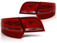 Lighttube Rückleuchten Audi A3 8P BJ 04-08 red / white