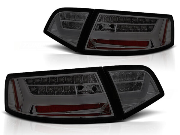 LED Rückleuchten Set Audi A6 Limousine BJ 2009-2011 Smoke