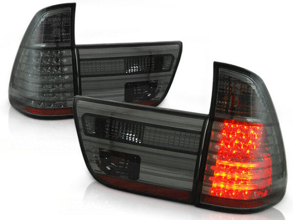 LED Rückleuchten Set BMW X5/E53 BJ 09.1999 - 10.2003 Klarglas / Rauch