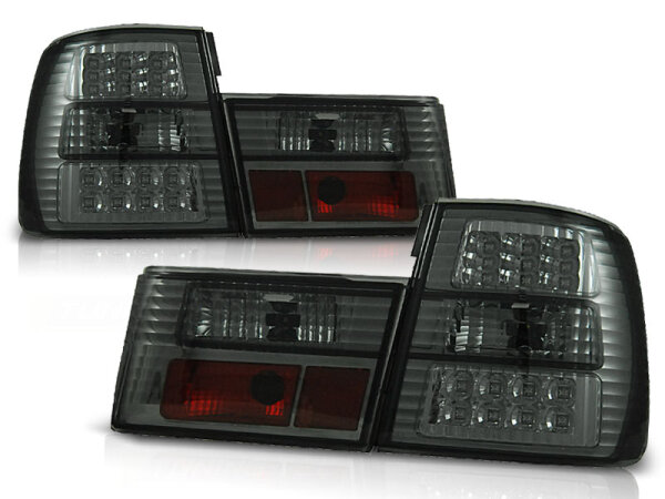 LED Rückleuchten Set BMW E34 Limousine BJ 02.88-12.95 Klarglas / Rauch