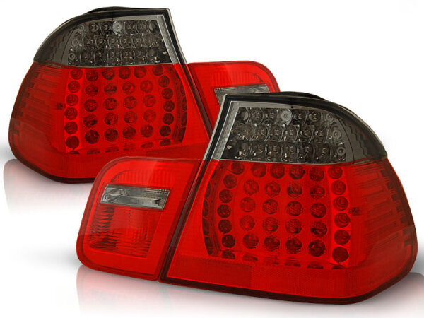 LED Rückleuchten Set BMW E46 Limousine BJ 05.98-08.01 Klarglas / Rot / Rauch