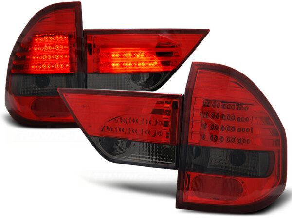 LED Rückleuchten Set BMW X3/E83 BJ 01.04-06 Klarglas / Rot / Rauch