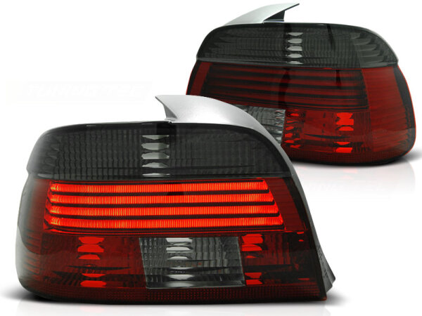 LED Rückleuchten Set BMW E39 Limousine BJ 09.00-06.03 Klarglas / Rot / Rauch