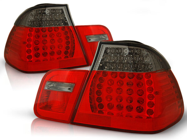 LED Rückleuchten Set BMW E46 Limousine BJ 09.01-03.05 Klarglas / Rot / Rauch