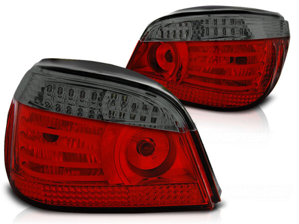LED Rückleuchten Set BMW E60 Limousine BJ 07.03-07 Klarglas / Rot / Rauch
