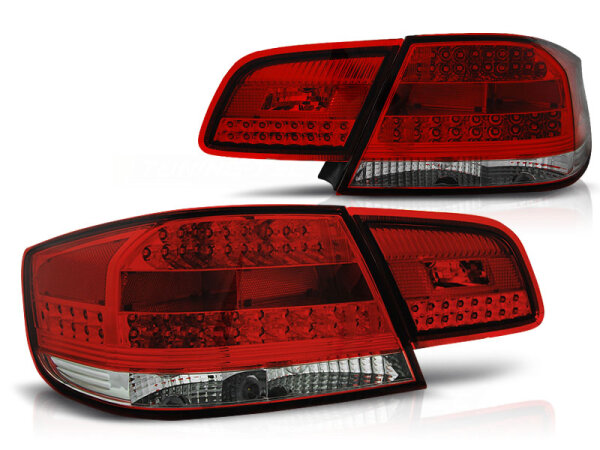 LED Rückleuchten Set BMW E92 Coupe / Cabrio BJ 09.06-03.10 Klarglas / Rot / Chrome