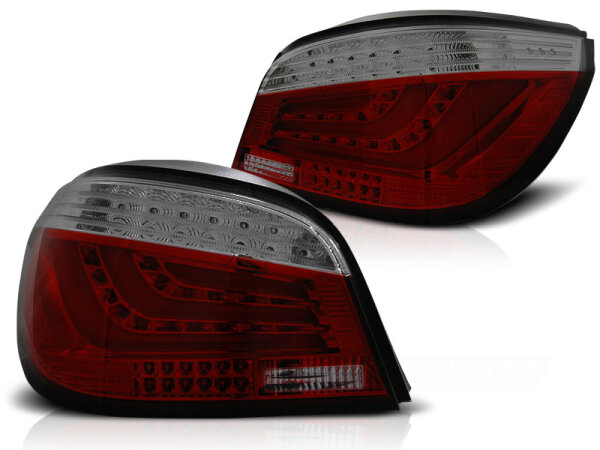 LED Rückleuchten Set BMW E60 Limousine BJ 07.03-12.09 Rot / Smoke