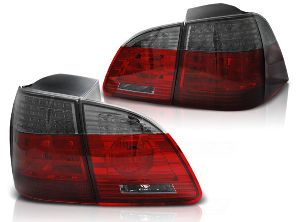 LED Rückleuchten Set BMW E61 Touring Baujahr 2004 - 03.2007 Rot / Rauch