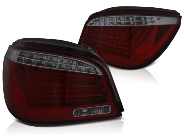 LED Lightbar Rückleuchten Set BMW E60 Limousine BJ 07.03-02.07 rot / smoke