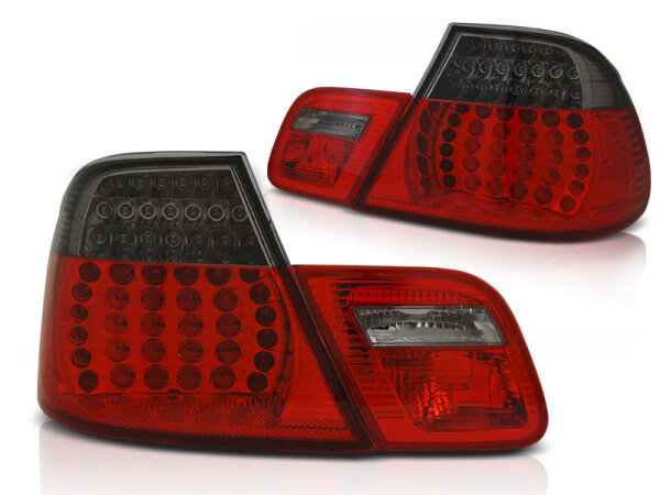 LED Rückleuchten Set BMW E46 Coupe BJ 04/03-06 Rot Rauch