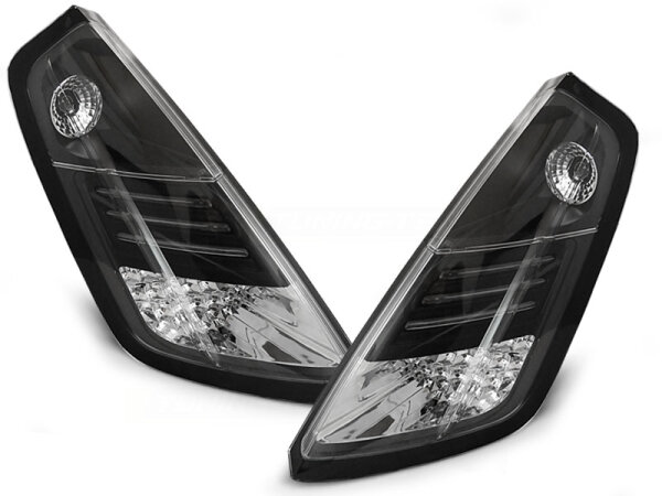 LED Rückleuchten Set Fiat Grande Punto BJ 09.05-09 Klarglas / Schwarz