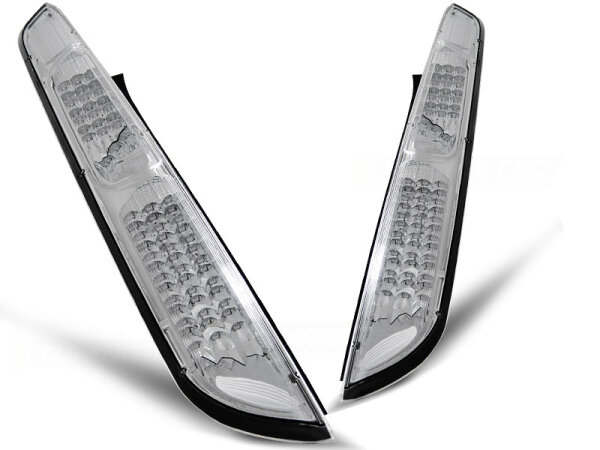 LED Rückleuchten Set Ford Focus MK2 Hatchback BJ 09.04-08 Klarglas / Chrome