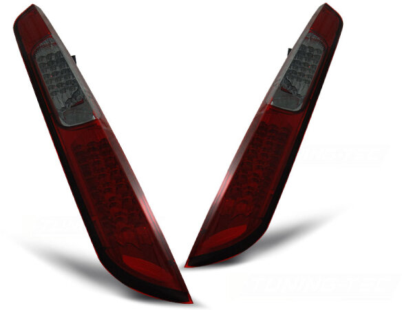LED Rückleuchten Set Ford MK2 Hatchback BJ 09.04-08 Klarglas / Rot / Rauch