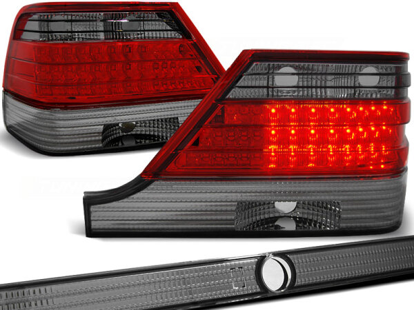 LED Rückleuchten Set Mercedes Benz W140 BJ 95-10.98 Klarglas / Rot / Rauch