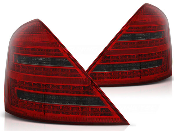 LED Rückleuchten Set Mercedes Benz W221 S-Klasse BJ 05-09 Klarglas / Rot / Rauch