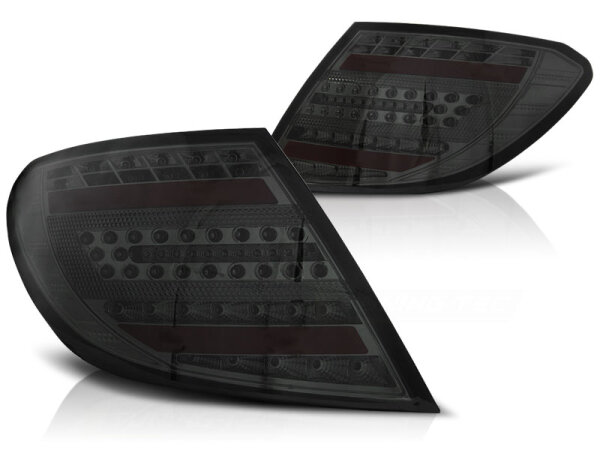 Voll-LED Rückleuchten Set Mercedes C-Klasse W204 Limousine BJ 07-10 Klarglas / Rauch