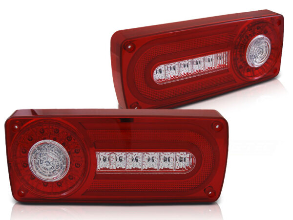 LED Bar Rückleuchten Set G-Klasse W463 BJ 90-12 Rot Weiß