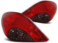 LED Rückleuchten Set Peugeot 207 Hatchback BJ 05.06-06.09 Klarglas / Rot / Rauch 3D/5D