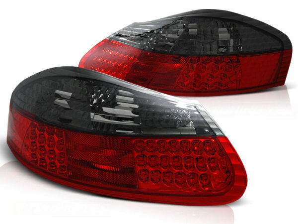 LED Rückleuchten Set Porsche Boxster BJ 96-04 Klarglas / Rot / Rauch
