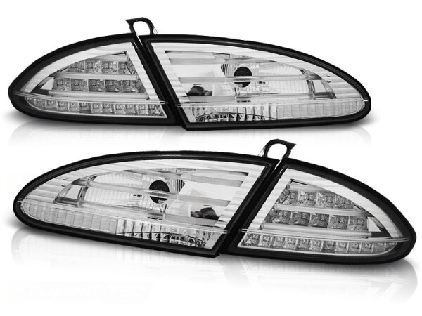 LED Rückleuchten Set Seat Leon BJ 06.05-09 Klarglas / Chrome