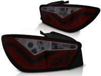 LED R&uuml;ckleuchten Set Seat Ibiza 6J 3 T&uuml;rer BJ 06.2008 - 2012 rot / smoke