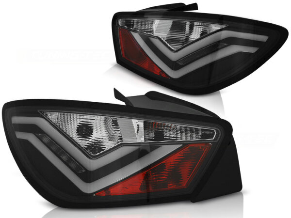 LED Rückleuchten Set Seat Ibiza 6J 3 Türer BJ 06.2008 - 2012 black
