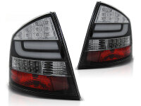 Lightbar Rückleuchten Set Skoda Octavia II Limousine BJ 03.04->> Klarglas / Schwarz