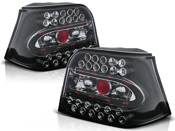 LED Rückleuchten Set Volkswagen Golf IV Hatchback BJ 09.97-09.03 Klar / Schwarz