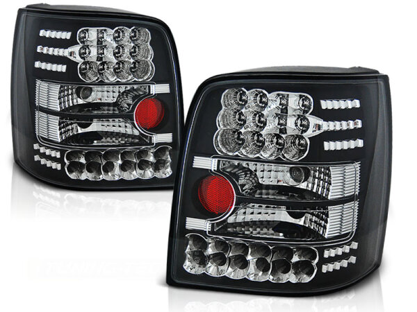 LED Rückleuchten Set Volkswagen Passat B5 Variant BJ 11.96-08.00 Klarglas / Schwarz