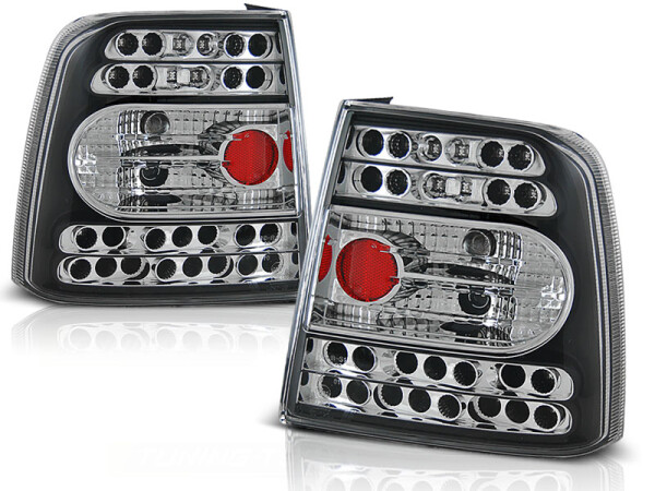LED Rückleuchten Set Volkswagen Passat B5 Limousine BJ 11.96-08.00 Klarglas / Schwarz