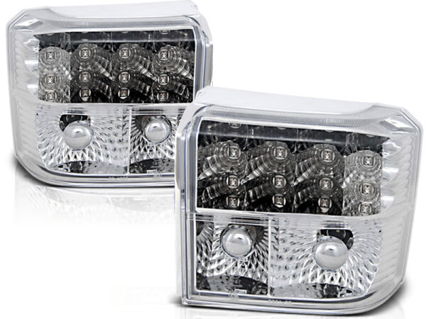 LED Rückleuchten Set Volkswagen T4 BJ 90-03.03 Klarglas / Chrome