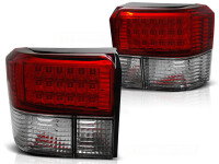 LED Rückleuchten Set Volkswagen T4 BJ 90-03.03 Klarglas / Rot / Chrome