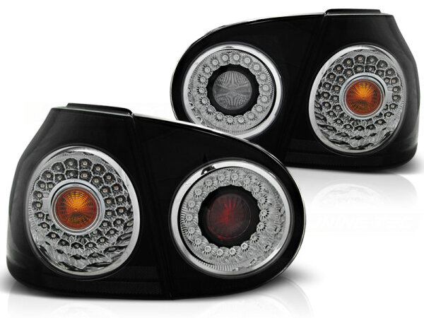 LED Rückleuchten Set Volkswagen Golf V Hatchback BJ 10.03-09 Klarglas / Rauch