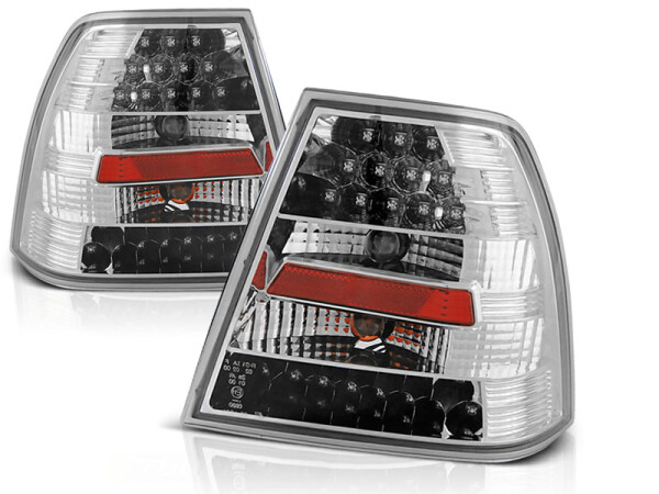 LED Rückleuchten Set VW Bora Limousine BJ 09/98-07/05 Klar Chrom