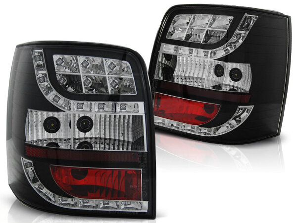 LED Rückleuchten Set Volkswagen Passat 3BG Variant BJ 00-04 Klarglas / Schwarz