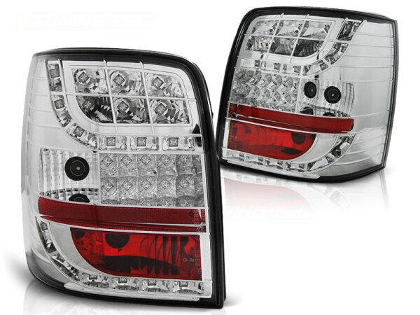 LED Rückleuchten Set Volkswagen Passat 3BG Variant BJ 00-04 Klarglas / Chrome