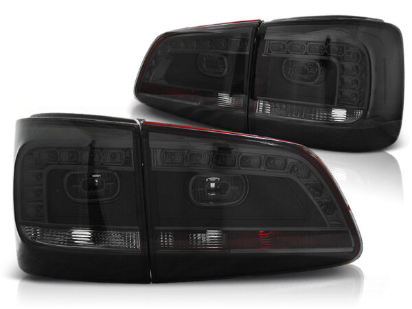LED Rückleuchten Set Volkswagen Touran BJ 08.10->> Klarglas / Rauch