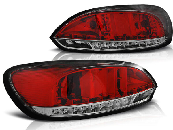 LED Rückleuchten Set VW Scirocco III BJ 08->> Klarglas / Rot / Chrome