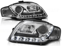 Scheinwerfer Set mit Tagfahrlicht Optik Audi A4 B7 BJ...