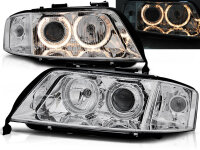 Angel Eyes Scheinwerfer Set Audi A6 C5 BJ 10/99-06/01...